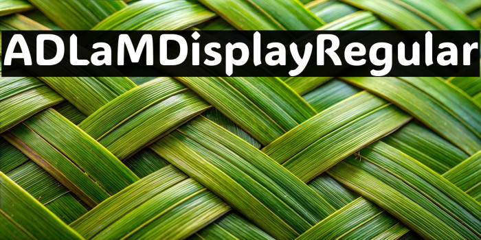 ADLaM Display Regular Example 3