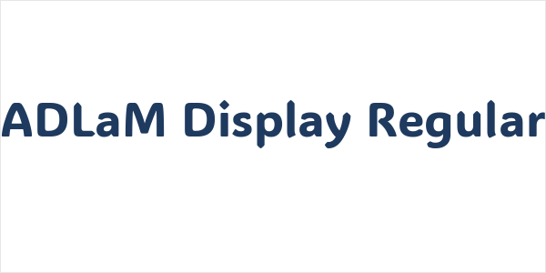 ADLaM Display Regular Logo