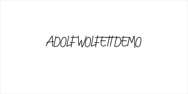 ADOLF WOLFETT DEMO Logo