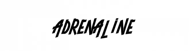 ADRENALINE  تنزيل الخطوط