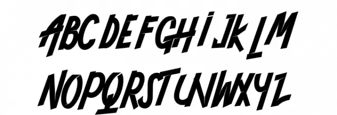 ADRENALINE Шрифта ВЕРХНИЙ