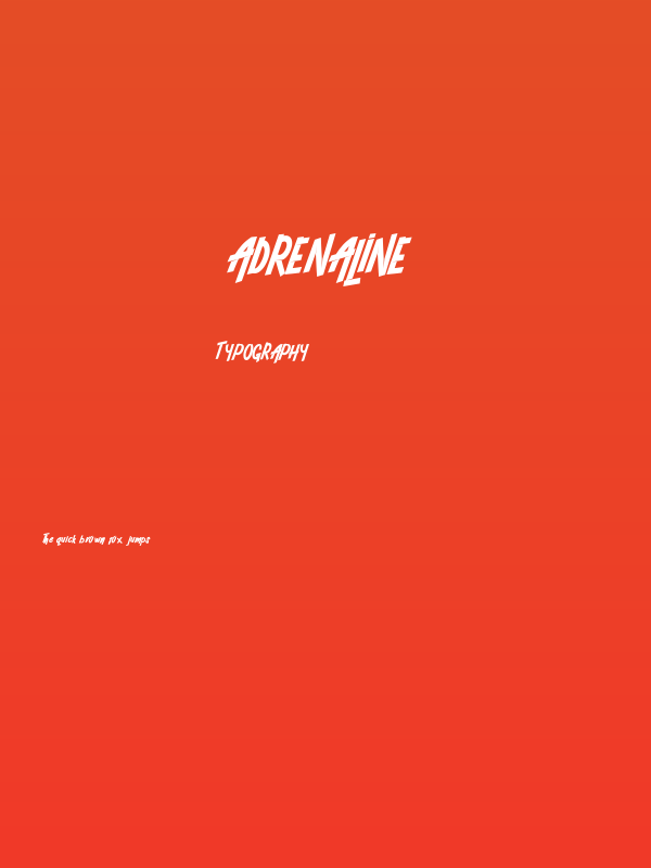 ADRENALINE Poster