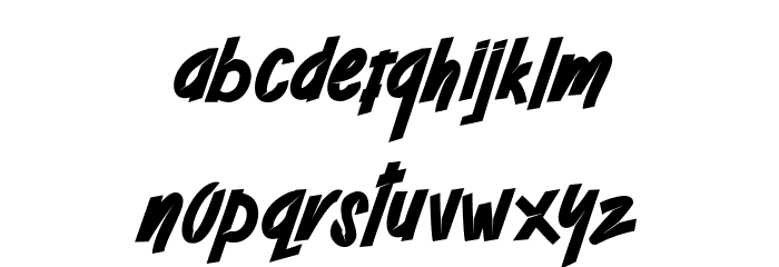 ADRENALINE Font LOWERCASE