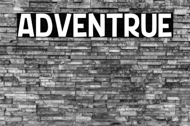 ADVENTRUE Font examples