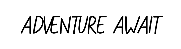 ADVENTURE AWAIT  नि: शुल्क फ़ॉन्ट्स डाउनलोड