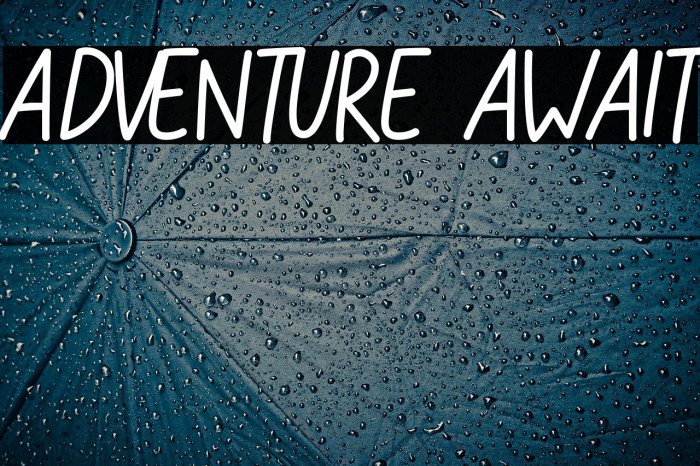ADVENTURE AWAIT Example 3