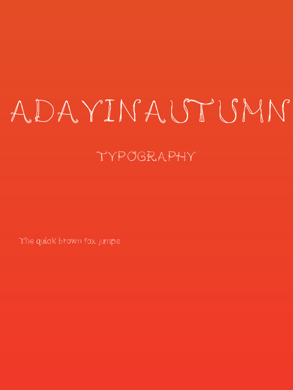 ADayInAutumn Poster