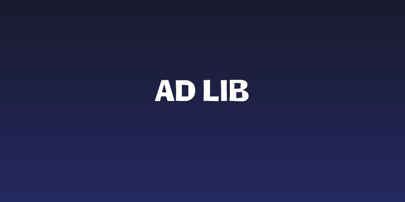 Ad Lib Social Header