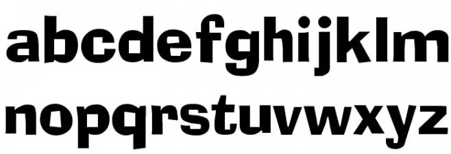 Ad Lib Шрифта строчной