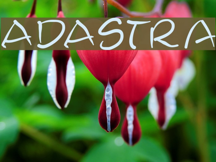 AdAstra Font examples