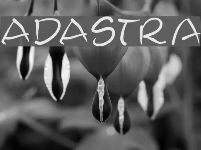 AdAstra Font examples