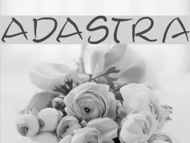 AdAstra Font examples
