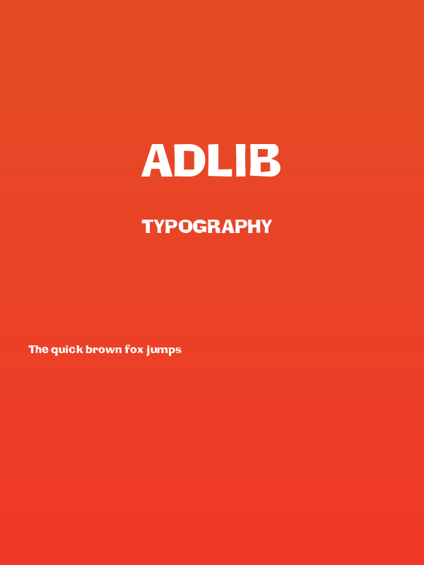 AdLib Poster