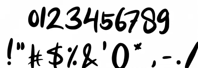 Adabe Font OTHER CHARS