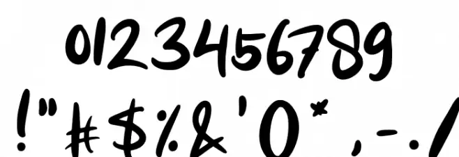 Adabe Font OTHER CHARS