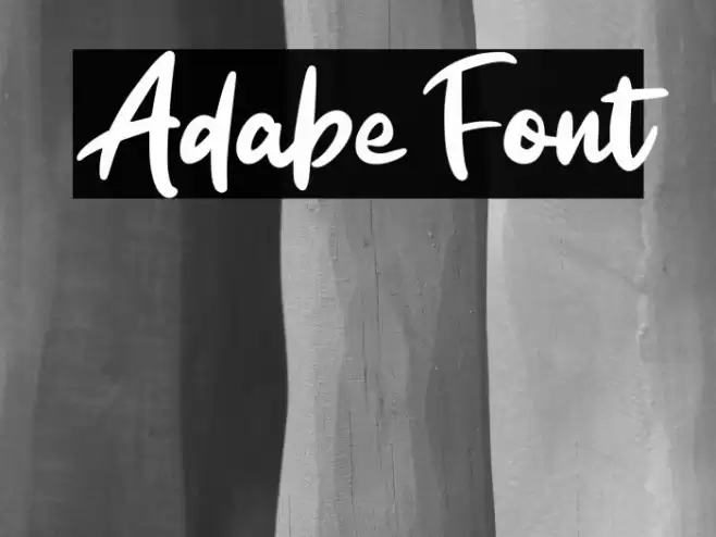 Adabe Font examples