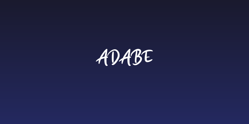 Adabe Social Header