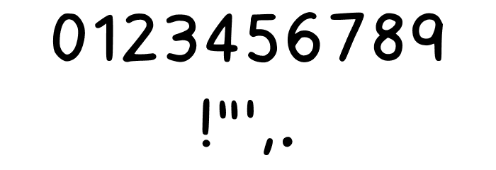 Adabelle Handwriting Regular Font OTHER CHARS