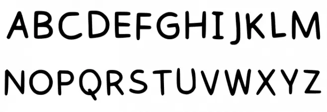 Adabelle Handwriting Regular Polices MAJUSCULES