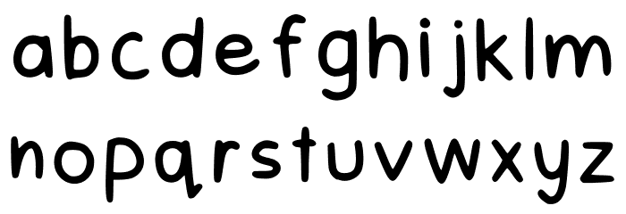 Adabelle Handwriting Regular Font LOWERCASE