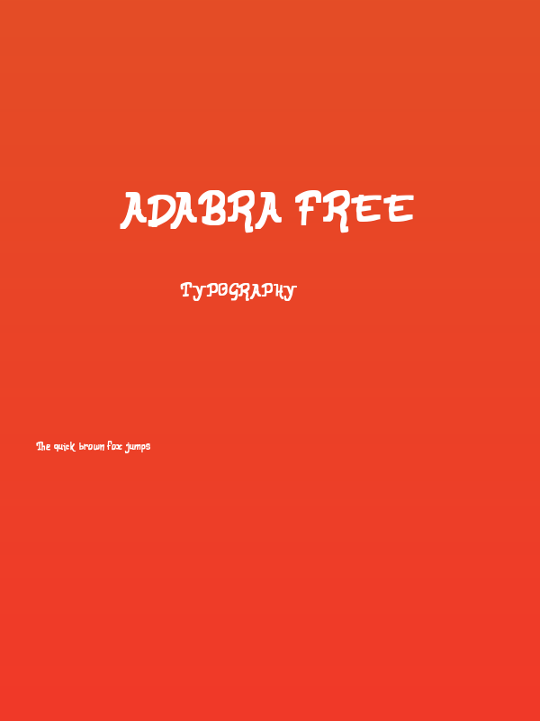 Adabra FREE Poster