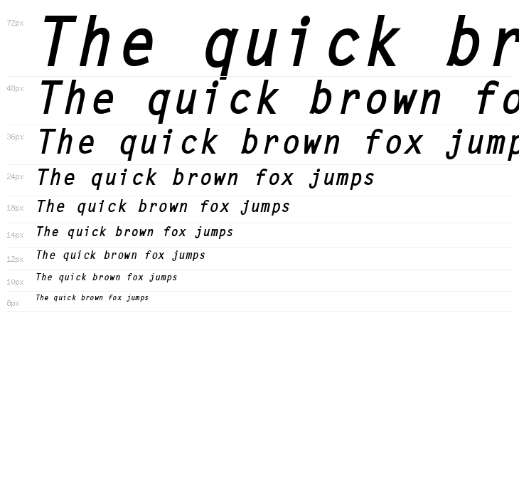 Adagio BoldItalic Waterfall