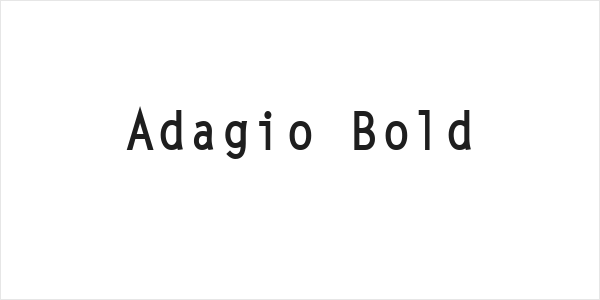 Adagio Bold Logo