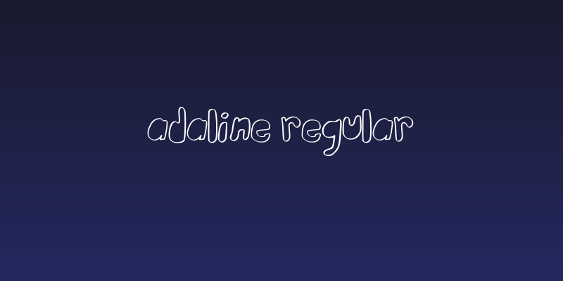Adaline Regular Social Header