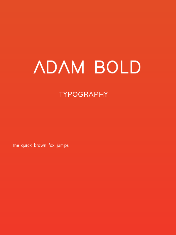 Adam Bold Poster