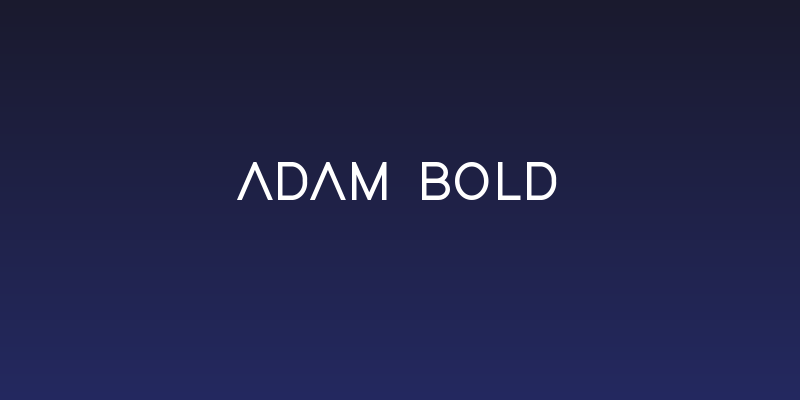 Adam Bold Social Header