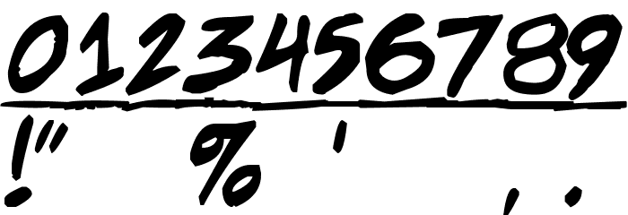 Adam Warren pro Bold Italic Шрифта ДРУГИЕ символов