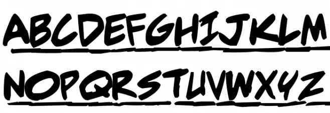 Adam Warren pro Bold Italic Schriftart Groß