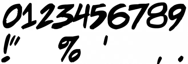 Adam Warren pro Bold Font OTHER CHARS