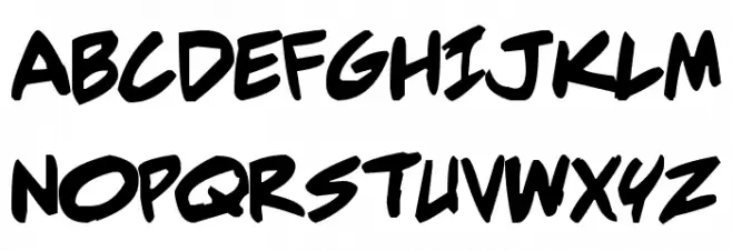 Adam Warren pro Bold Font UPPERCASE