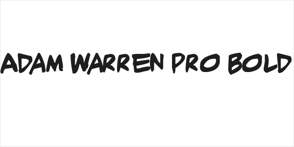 Adam Warren pro Bold Logo