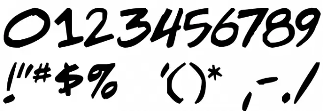 Adam Warren pro Font OTHER CHARS