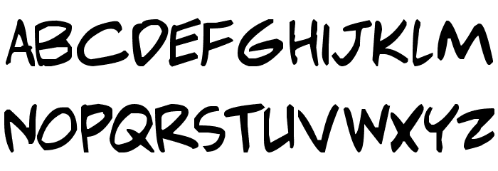 Adam Warren pro Font LOWERCASE