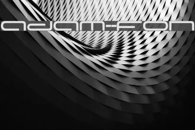 Adam-s-Font Schriftart examples