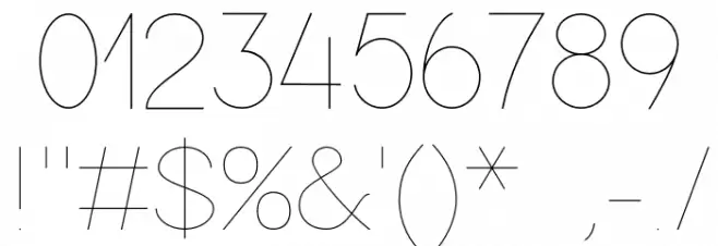 Adam Font OTHER CHARS