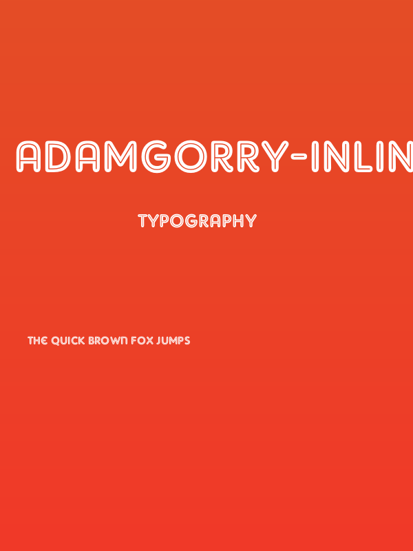 AdamGorry-Inline Poster