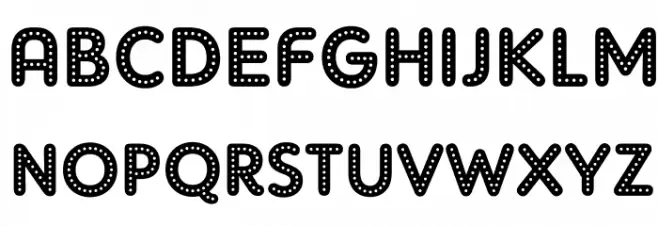 AdamGorry-Lights Font UPPERCASE