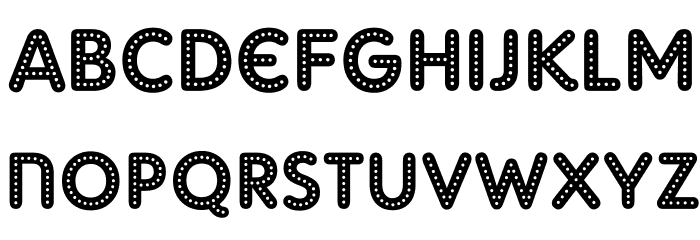 AdamGorry-Lights Font LOWERCASE