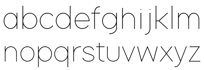 Adam Font LOWERCASE