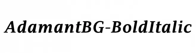 AdamantBG-BoldItalic  baixar fontes gratis