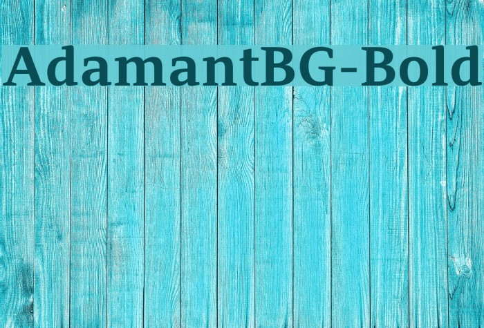 AdamantBG-Bold Font examples