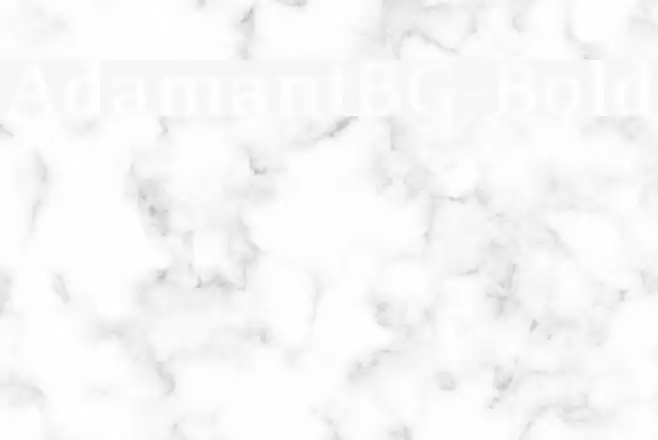 AdamantBG-Bold Fonte examples
