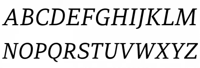 AdamantBG-Italic Schriftart Groß