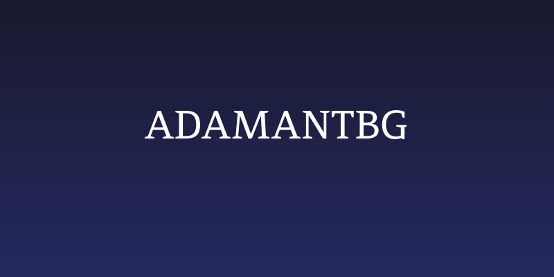 AdamantBG Social Header