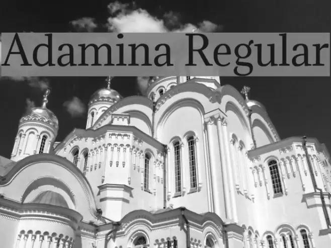 Adamina Regular Font examples