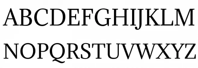 Adamina Schriftart Groß